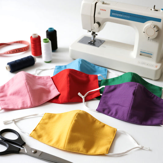 Aubliss 50pcs 100% Cotton Fabric Bundle 8" x 8" PreCut Fat Squares Sheets