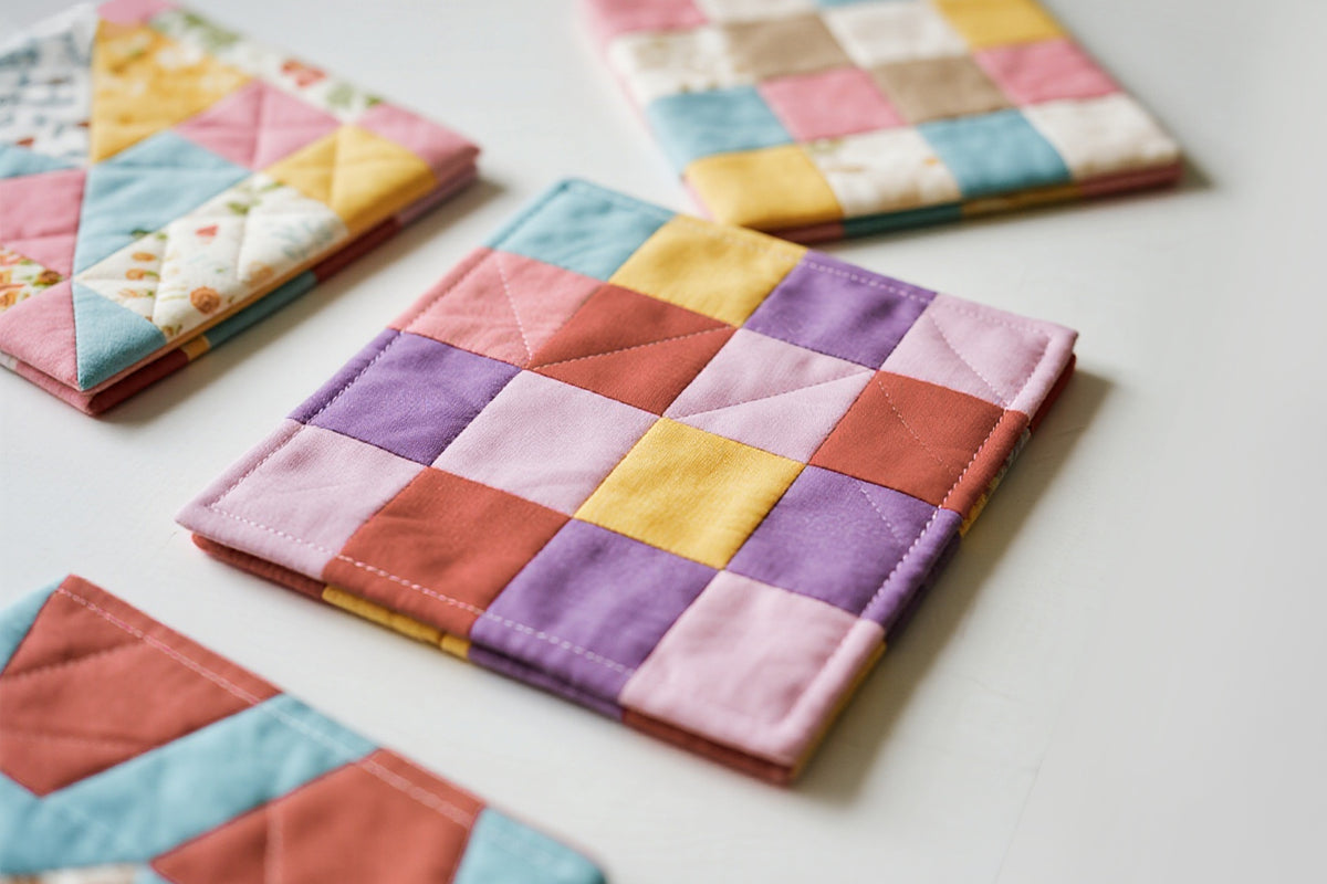 Aubliss 10pcs Fat Quarter Fabric Bundles -Solid Color-20' x 20'