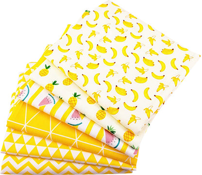 Aubliss 50pcs Fat Quarter Fabric Bundles -Floral-10' x 10'