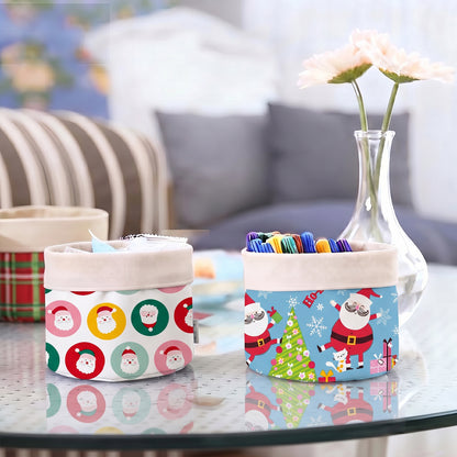Aubliss 8pcs Fat Quarter Fabric Bundles -Christmas Santa & Snowman-20' x 20'