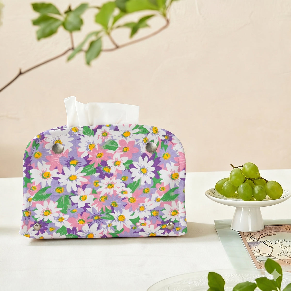 Aubliss 8pcs Fat Quarter Fabric Bundles -Purple-20' x 20'