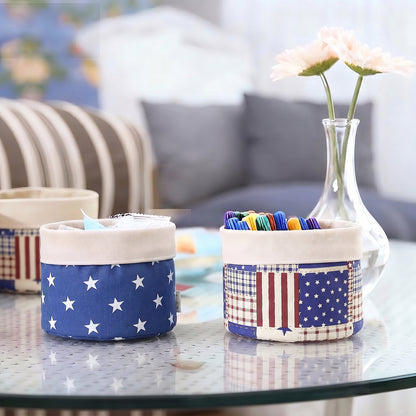 Aubliss 8pcs Fat Quarter Fabric Bundles -Patriotic-20' x 20'